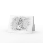 Little angel in the sky Greeting Card