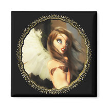 Little Angel magnets by MoonArtandDesigns Little Angel magnets