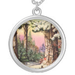 Little Animals in the Snow Personalized Necklace