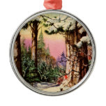 Little Animals in the Snow Christmas Ornaments