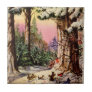 Little Animals in the Snow Tile Little Animals in the Snow Tile