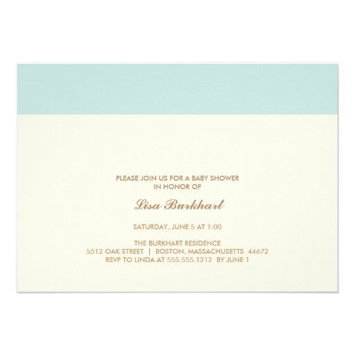 {little baby}  baby shower invitation