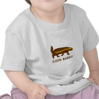 Little badass honey badger t-shirt