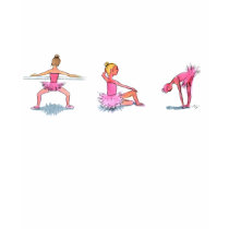 Little Ballerinas Kids T-shirt by mozache Little Ballerinas Kids T-shirt