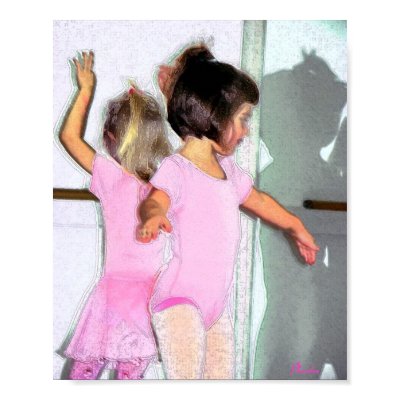 Little Ballerinas Poster by phaewilk