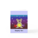 Little Bear with Stars Thank You cards