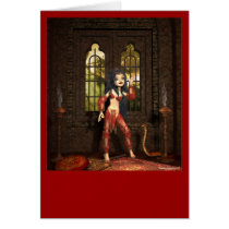 Little Belly Dancer, Card by MoonArtandDesigns Little Belly Dancer, Card