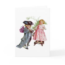 Little Benjamin Franklin Greeting Card