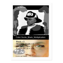 Little Benny Fireman business cards
