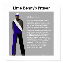 Little Benny's Prayer posters