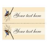 Little Bird Blue, 2x bookmarks postcards