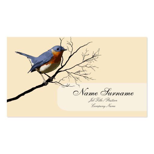 Little Bird Blue, business card template