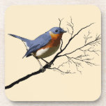 Little Bird Blue, cork coasters