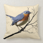 Little Bird Blue, throw pillow pillows