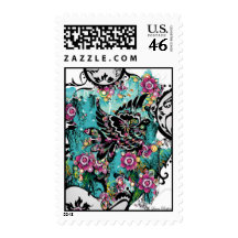 Little Bird Books Postage Stamps