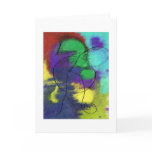 Little Birdie - Abstract Digital Greeting Card cards