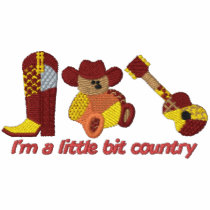 Little Bit Country embroidered shirts by Embroidery4U Little Bit Country embroidered shirts