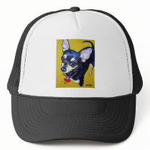 Little Bitty Chihuahua - Black and Tan Chihuahua Mesh Hat
