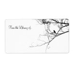 Little Black Bird Bookplate labels