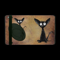 Little Black Cat iPad Cover