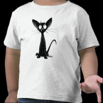 Little Black Cat T-shirt