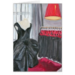 LITTLE BLACK DRESS GREETING CARD