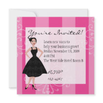 little black dress invitations