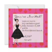 little black dress invitations
