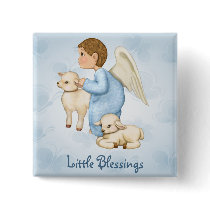 Little Blessings Angel Boy buttons