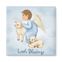 Little Blessings Angel Boy magnets