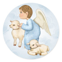 Little Blessings Angel Boy stickers