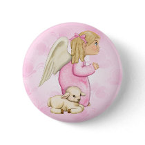 Little Blessings Angel Girl buttons