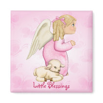 Little Blessings Angel Girl magnets