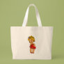 Little Blond With Feathers Canvas Bag Little Blond With Feathers Canvas Bag