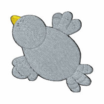 Little Blue Bird Embroidery Pattern embroidered shirts