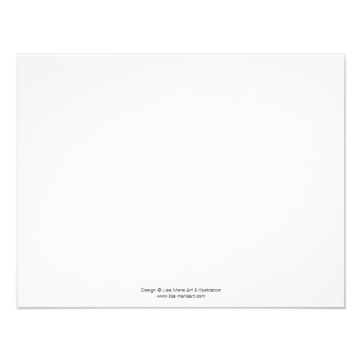 Little Blue Diplodocus | Flat Thank You Note Cards Custom Announcement