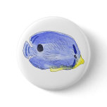 Little Blue Fish Button