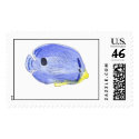 Little Blue Fish Custom Postage postage
