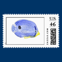 Little Blue Fish Custom Postage postage