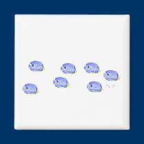 Little Blue Fish Magnet