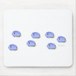 Little Blue Fish Mousepad