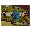 Little blue ghost graffiti posters by OutOfLimits Little blue ghost graffiti posters