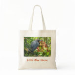 Little Blue Heron Tote Bags