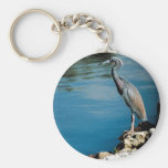 Little blue heron keychains