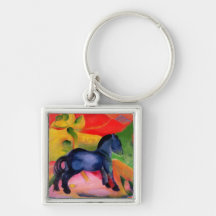 Little Blue Horse, 1912 Key Chain