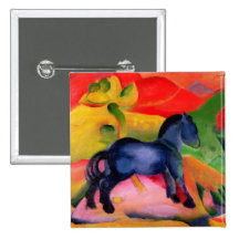 Little Blue Horse, 1912 Pin