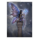 Little Blue Moon Fairy Greeting Card
