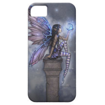 Little Blue Moon Fairy iPhone Barely There Case iPhone 5 Cases