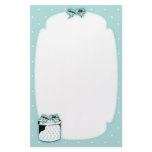 Little Blue Present stationery