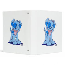 Little blue puppy Avery Binder